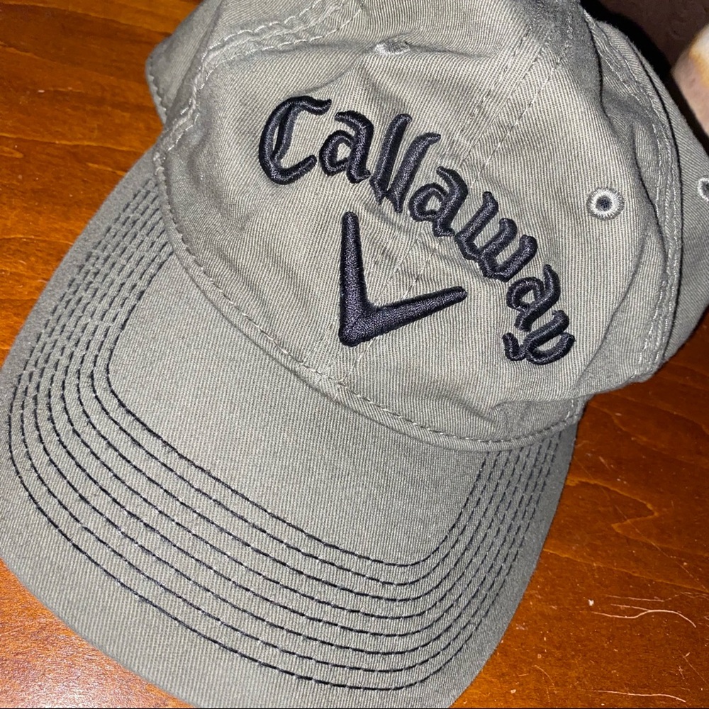 CALLAWAY Golf Odyssey RAZR Hat Cap Adjustable Embroidered Dark Green unisex - Picture 1 of 7